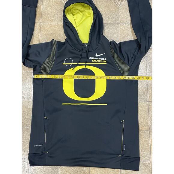 Nike Dri-Fit Men’s Size Large Black/ Yellow Hoodie Sporty College OSU- NCAA - Picture 5 of 12